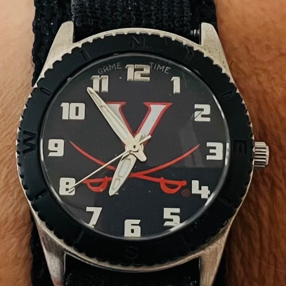 University of Virginia Cavaliers Game Time (Rookie Series) Women's Navy Watch - Picture 3 of 3